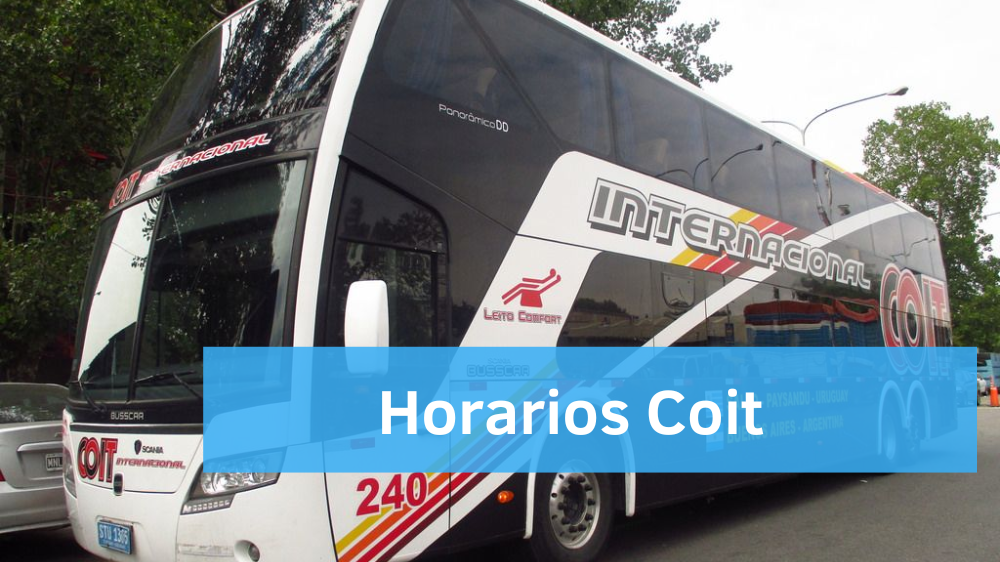 Horarios omnibus Coit